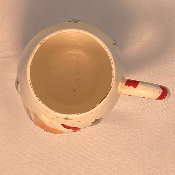 1950's Kreiss & Co. Santa Mug Christmas Rhinestone Eyes, Hand Painted. - Picture 7 of 10